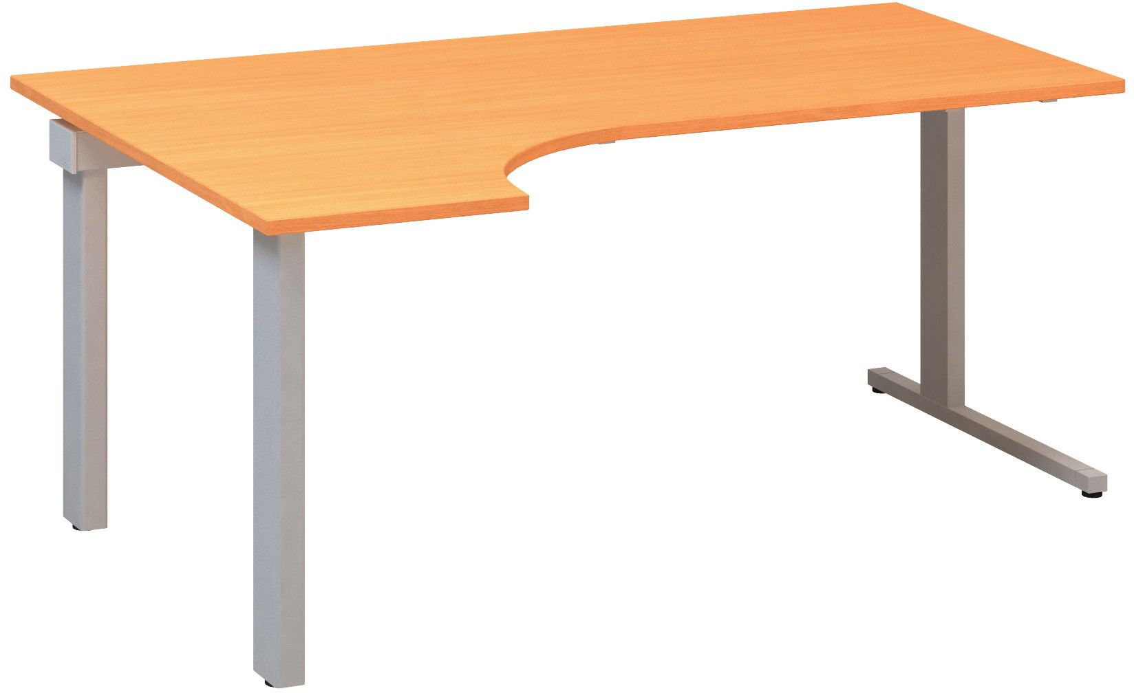 Kancelářský stůl 1800x1200/800x742 mm Alfa 321
