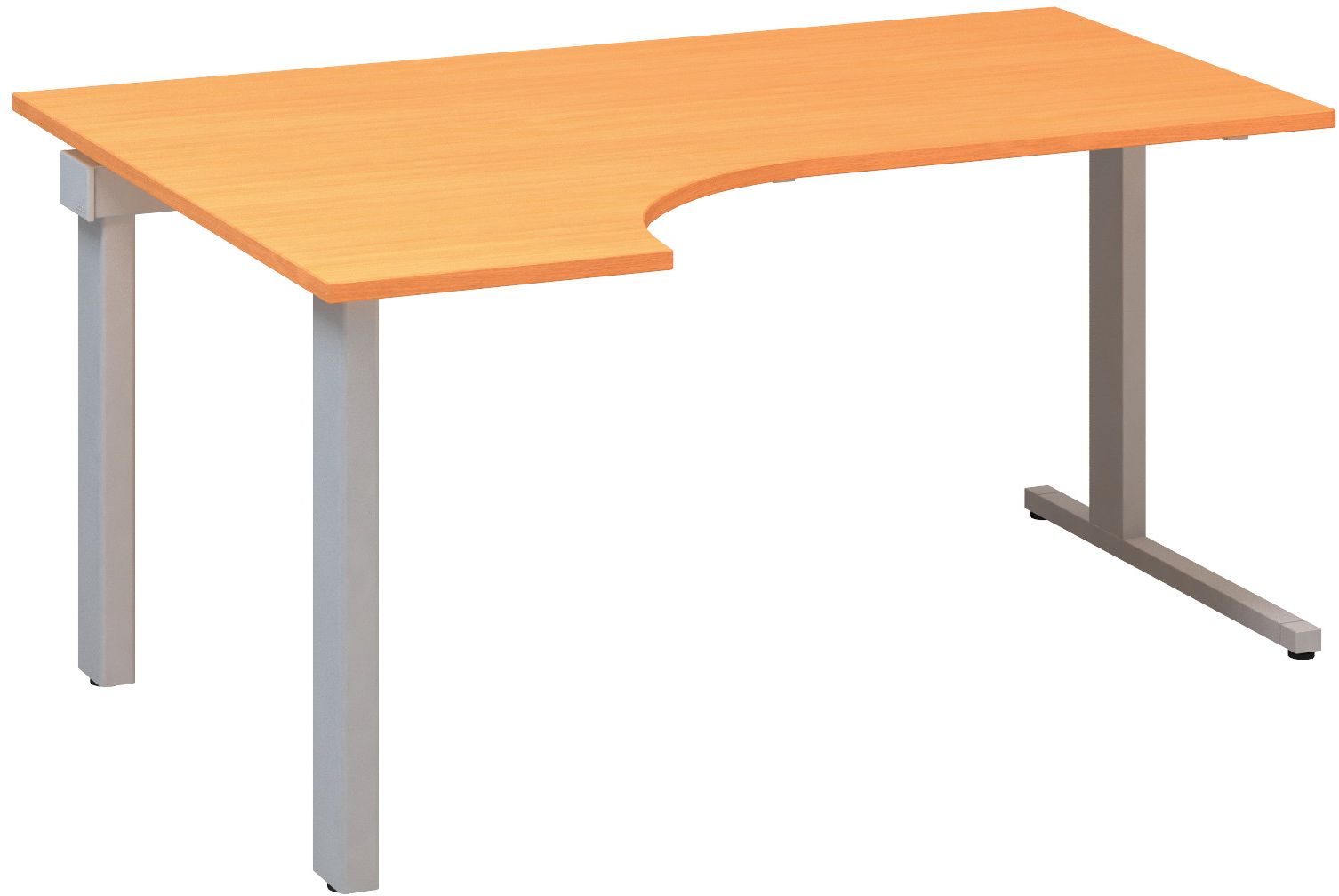 Kancelářský stůl 1600x1200/800x742 mm Alfa 308