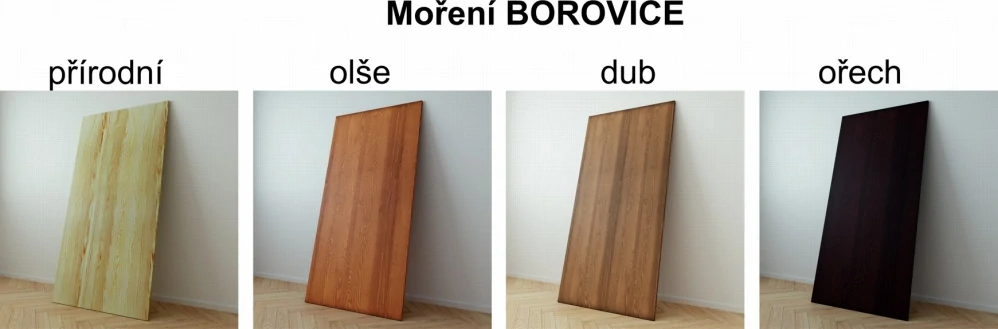 LK153 š. 97 cm úložný prostor pod postel masiv borovice Drewmax