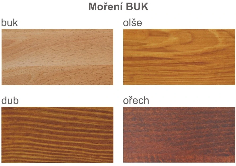 KT254 dřevěný taburet-stolička masiv buk Drewmax 