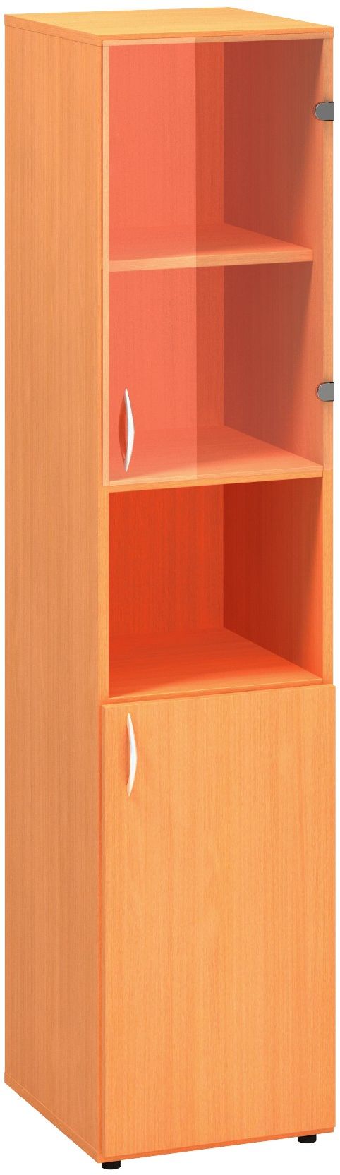 Skříň 400x470x1780 mm Alfa 7020245 sklo