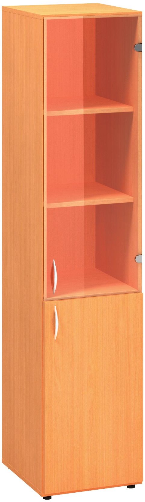 Skříň 400x470x1780 mm Alfa 7020230 sklo