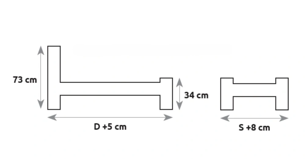 LK117-80 dřevěná postel masiv borovicejednolůžko 80x200 cm Drewmax