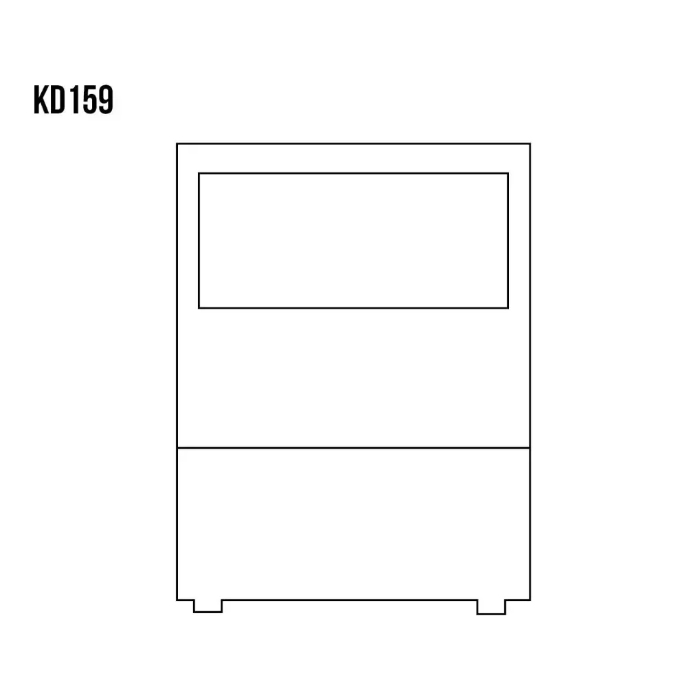 KD159 dřevěná komoda z masivní borovice Drewmax