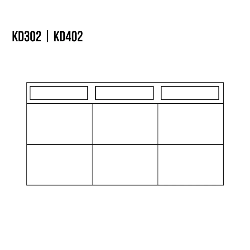 KD402 dřevěná komoda z buku Drewmax