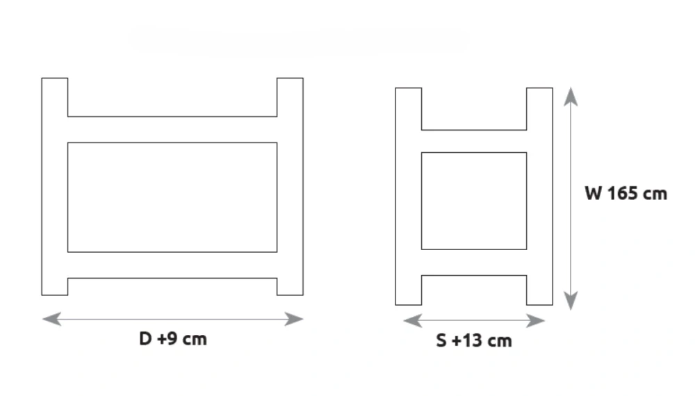 LK136-90 dřevěná postel masiv palanda 90x200 cm Drewmax
