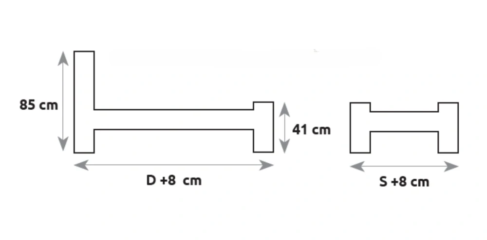 LK116-90 dřevěná postel masiv borovice jednolůžko 90x200 cm Drewmax