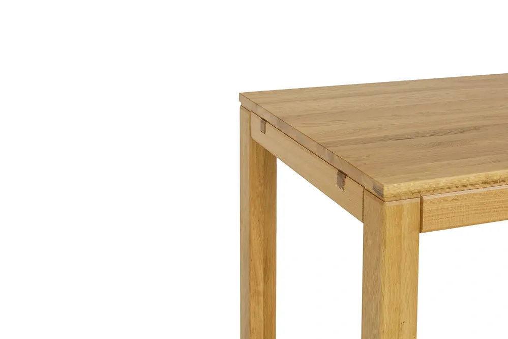 ST302 180+90 dřevěný rozkládací jídelní stůl z dubu Drewmax