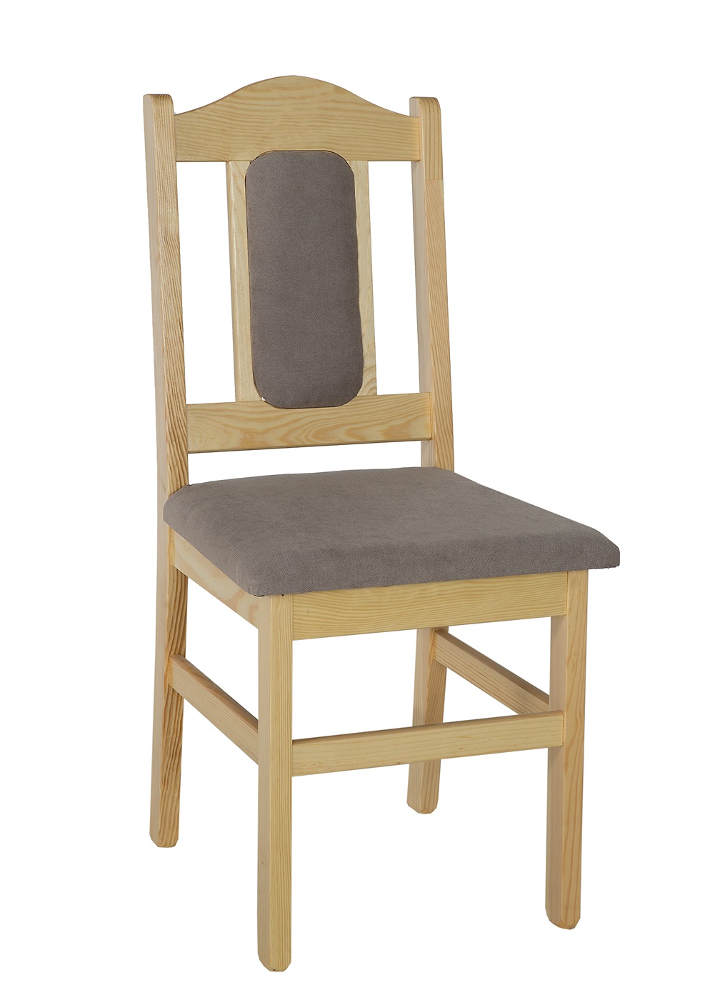 KT102 dřevěná čalouněná jídelní židle masiv borovice Drewmax 