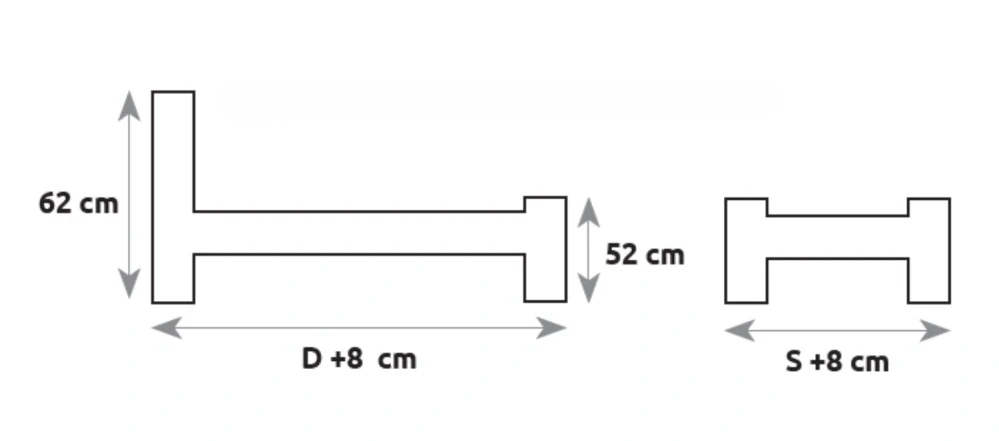 LK157-90 dřevěná postel masiv borovice jednolůžko 90x200 cm Drewmax