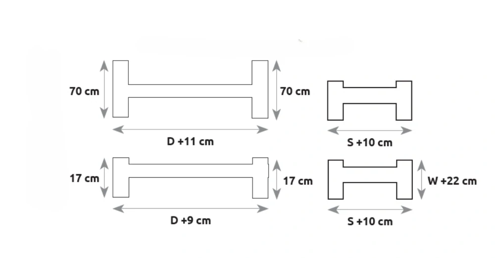 LK134-90 dřevěná rozkládací postel masiv borovice 90x200 cm Drewmax