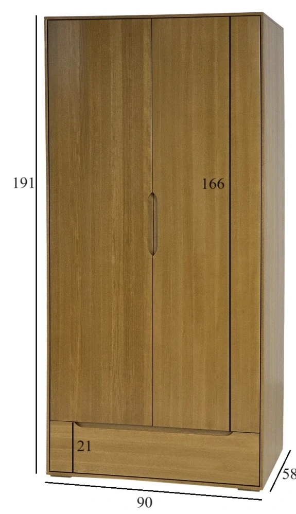 SF421 dřevěná skříň z buku Drewmax