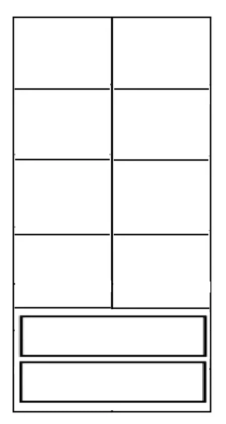 KW407 dřevěná skříň knihovna z buku Drewmax