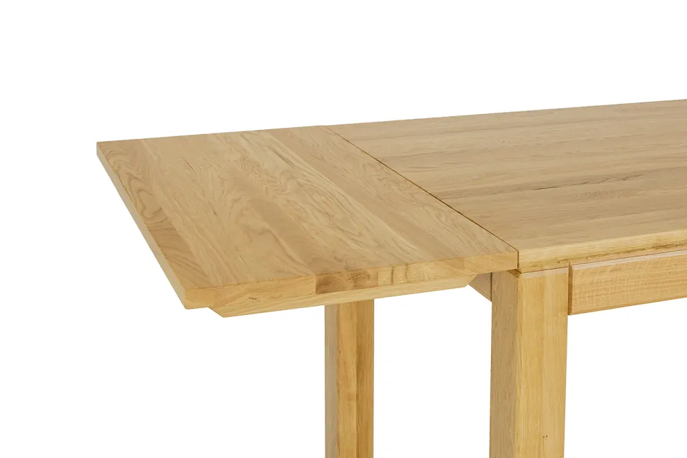 ST302 160+90 dřevěný rozkládací jídelní stůl z dubu Drewmax