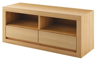 RV301 dřevěný televizní stolek z dubu Drewmax