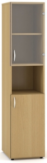 Skříň 400x470x1780 mm Alfa 7020245 sklo